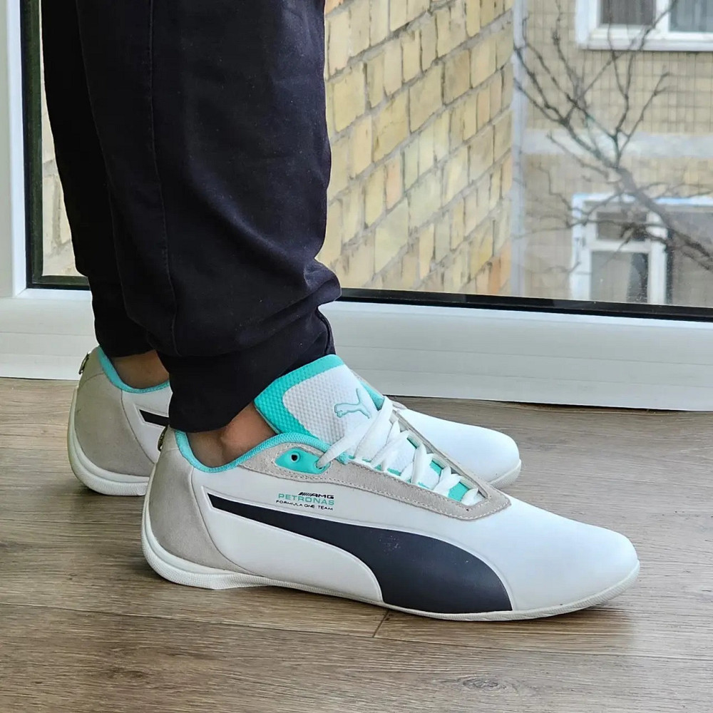 Кросівки Puma for AMG Білі Чоловічі Пума (розміри: 41,42,43,44,45) Відео Огляд Дніпро - фото 10