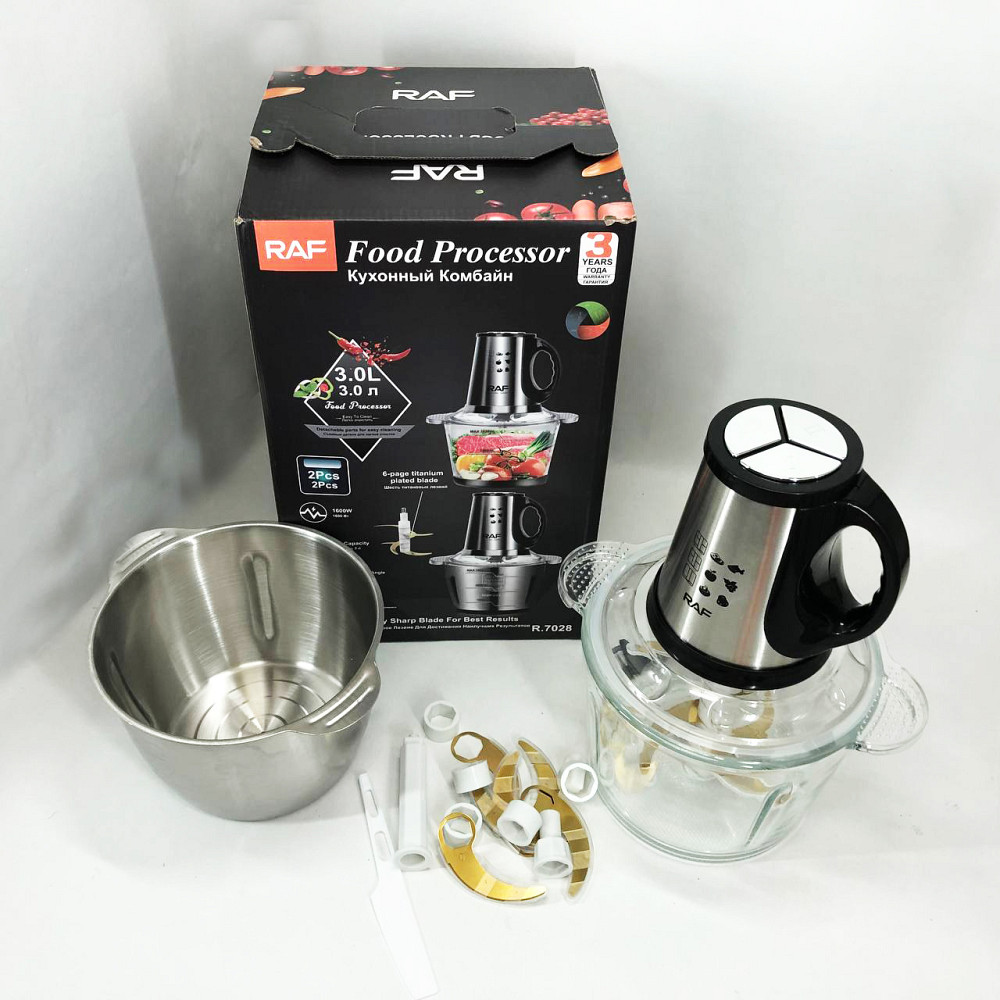 Электрический измельчитель молния RAF, Измельчитель мяса и овощей бытовой с 4-мя лезвиями IS-94 Львов - изображение 17