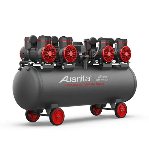 Компрессор безмасляный поршневой 120л 220В  AUARITA 2-1450X4F120-220 Одесса - изображение 1