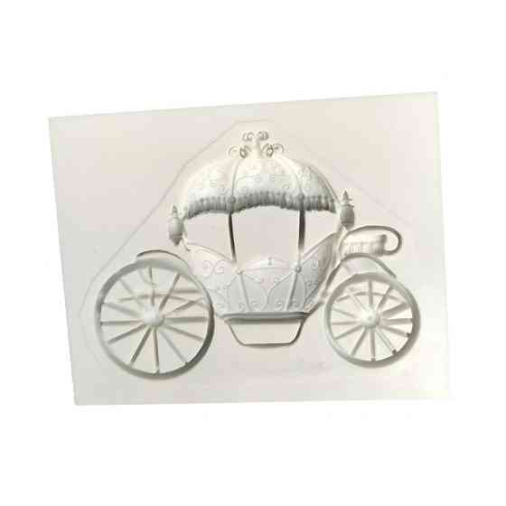 Молд силиконовый Карета 63 на 80 мм серый Киев