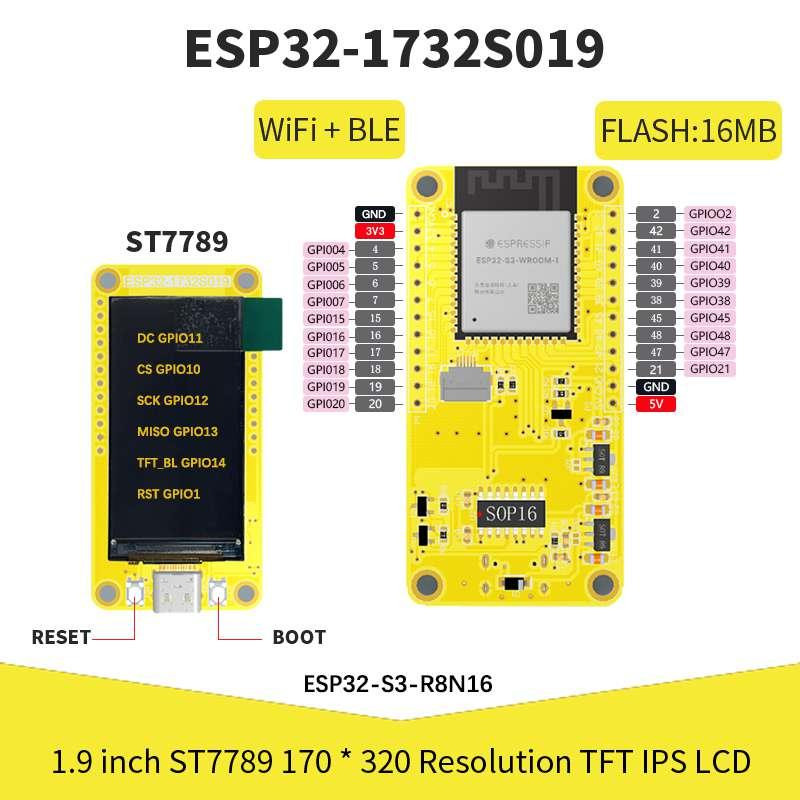Розробницька плата ESP32-S3 з Wi-Fi та Bluetooth для IoT Київ - фото 4