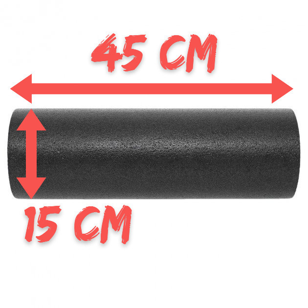 Набір для масажу та йоги PowerPlay PP_4095 EPP (Ролик 45*15 + 2 м'ячі) Red + гумка 11кг. Кам'янське - фото 10