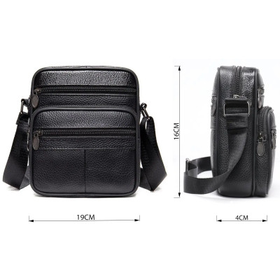 Сумка Vintage Мессенджер Черная (14992) Винница - изображение 9