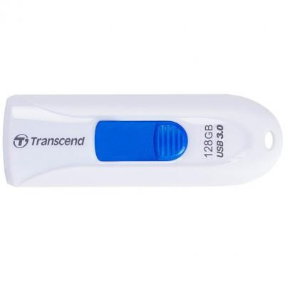 USB флеш накопитель Transcend 128GB JetFlash 790 White USB 3.0 (TS128GJF790W) Винница - изображение 1