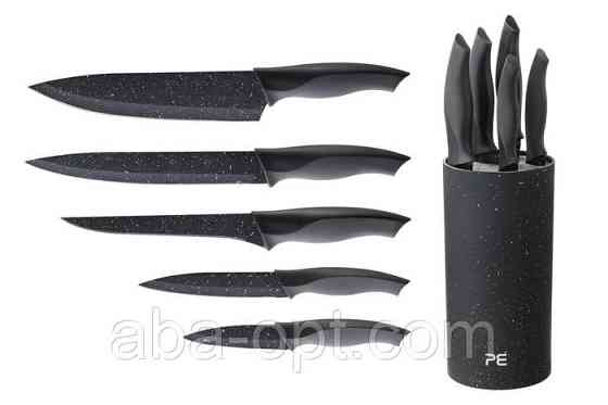 Набір ножів з підставкою 6 предметів Блек (шт) Одеса
