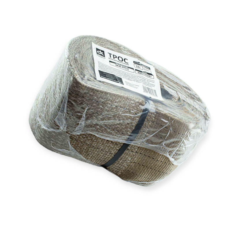 Трос буксир. лента 54 т х 6,0м х180мм петля/серый/кулек Мукачево - изображение 1