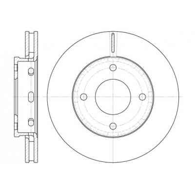 Тормозной диск REMSA 6680.10 Винница