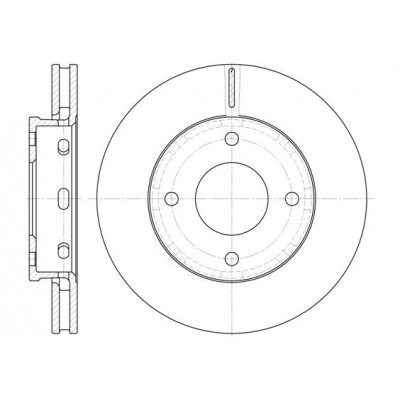 Тормозной диск REMSA 6680.10 Винница - изображение 1