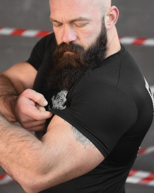 Тактична потовідвідна футболка SABUR-вечір чорна НП5193 Одеса - фото 5