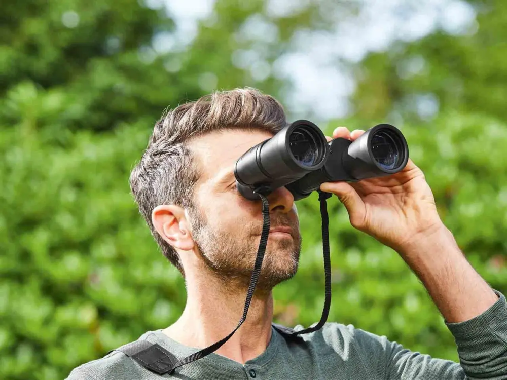 Бинокль полевой 10х50 для охоты и туризма (Черный) Винница - изображение 7