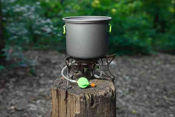 Газовая система BRS-T15A для приготовления пищи (горелка + 2 казанка) Винница