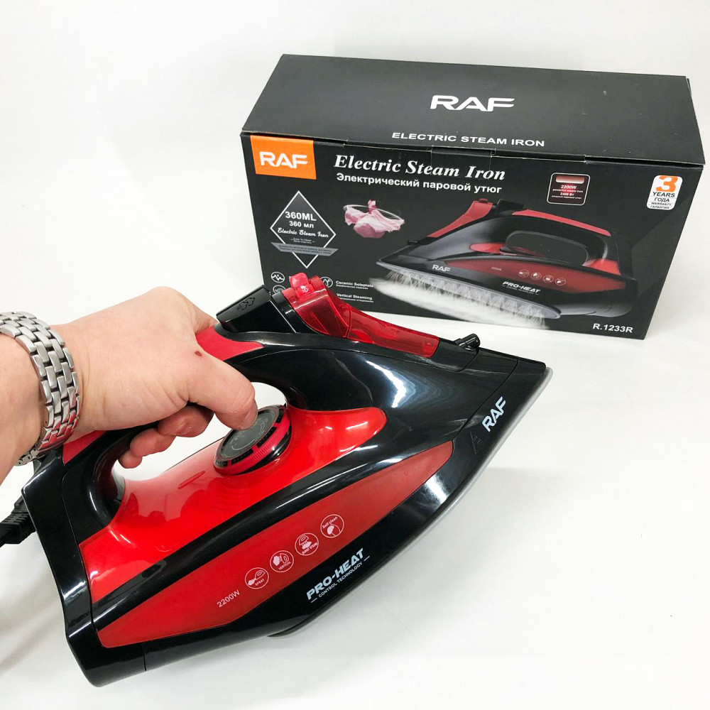 Утюг для глажки стрелок на брюках RAF R.1233 2200 Вт, Утюг для глажки любого типа одежды WH-26 Ивано-Франковск - изображение 3