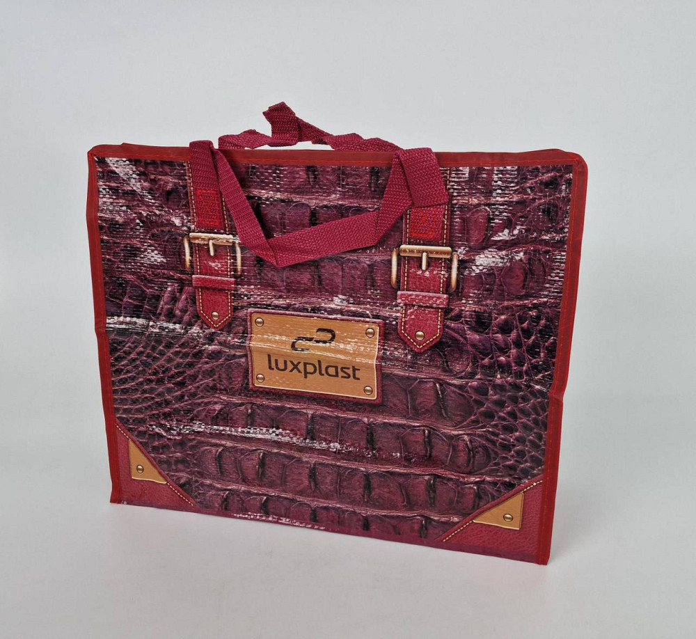 Сумка полипропиленовая с цветным рисунком  (36*34) Кожаная сумка (10 шт) Харьков - изображение 2