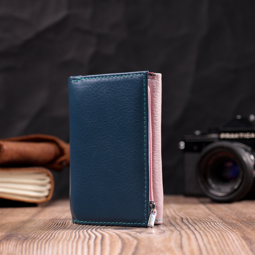 Элегантный женский кошелек из качественной натуральной кожи ST Leather 19462 Разноцветный Киев - изображение 9