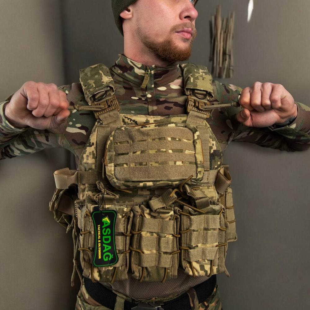 Подсумка на груди для плитоноски пиксель для мелочи сигарет Одесса - изображение 5