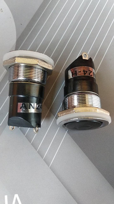 Натискна Кнопка AN 24-H, OFF-(ON), 6A, 250V (SPST 2 pin) Daier Полтава - фото 1
