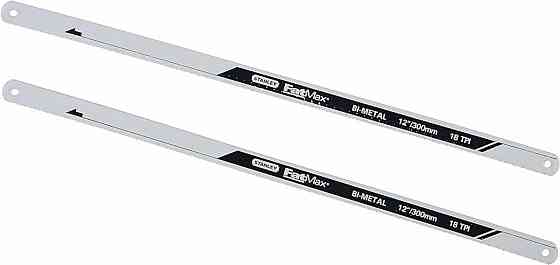 Полотно для ножівки для металу STANLEY "FatMax": BI-METAL 18 зуб/1" L = 300 мм 2 шт Одеса