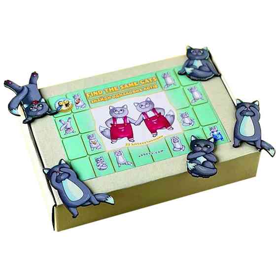 Настільна гра "Знайди однакових котів" Ubumblebees (ПСД217) PSD217 на увагу Вінниця