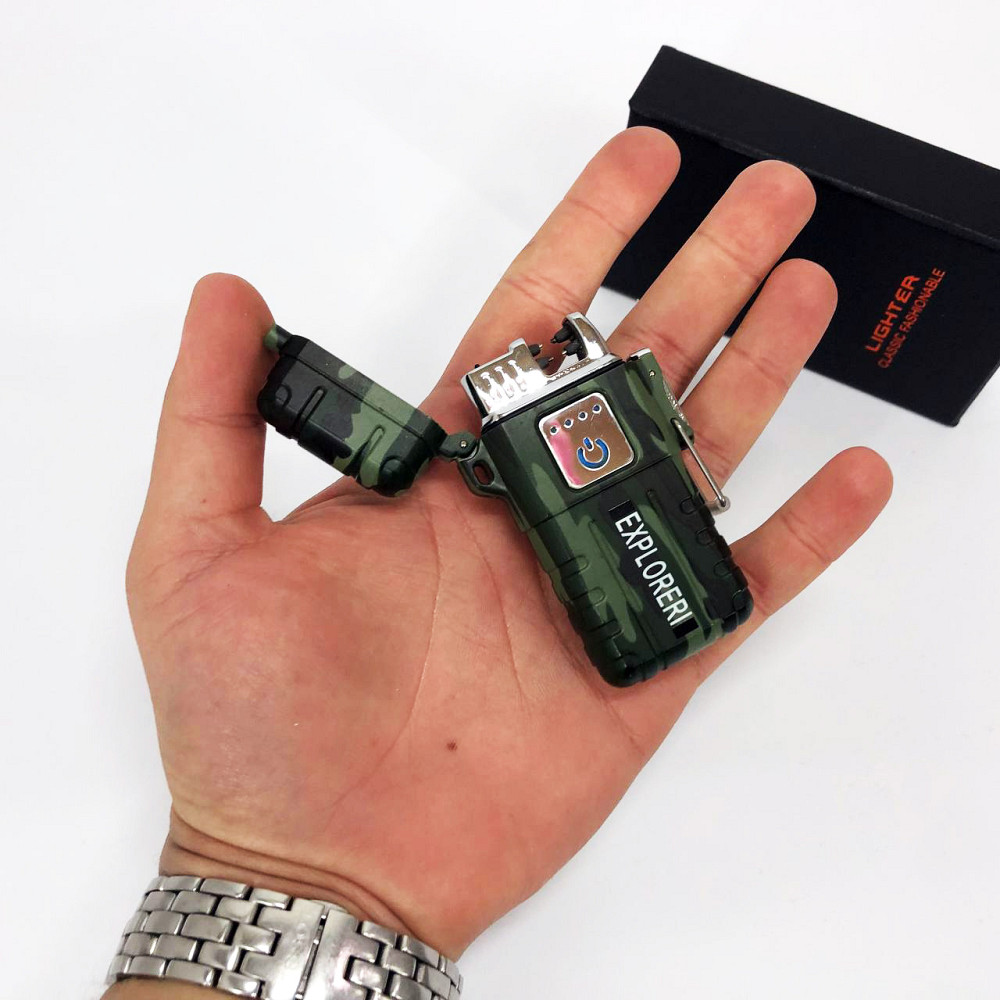 Подарунок запальничка хлопцю JL317 Explorer, Запальничка на подарунок електрична USB CI-91 Львів - фото 2