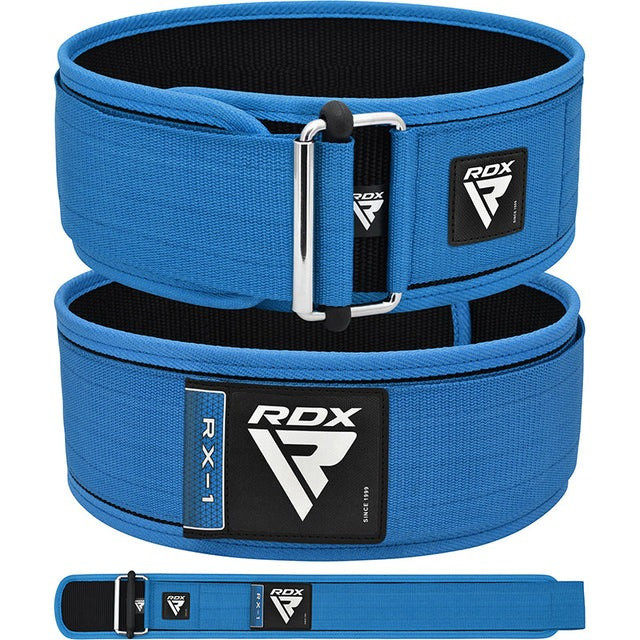 Пояс для важкої атлетики RDX RX1 Weight Lifting Belt BLUE-XL Кам'янське - фото 5