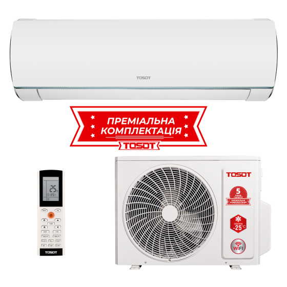 Кондиціонер Tosot LYRA Winter Inverter R32 GF-12W2 (Інверторні спліт-системи) Киев