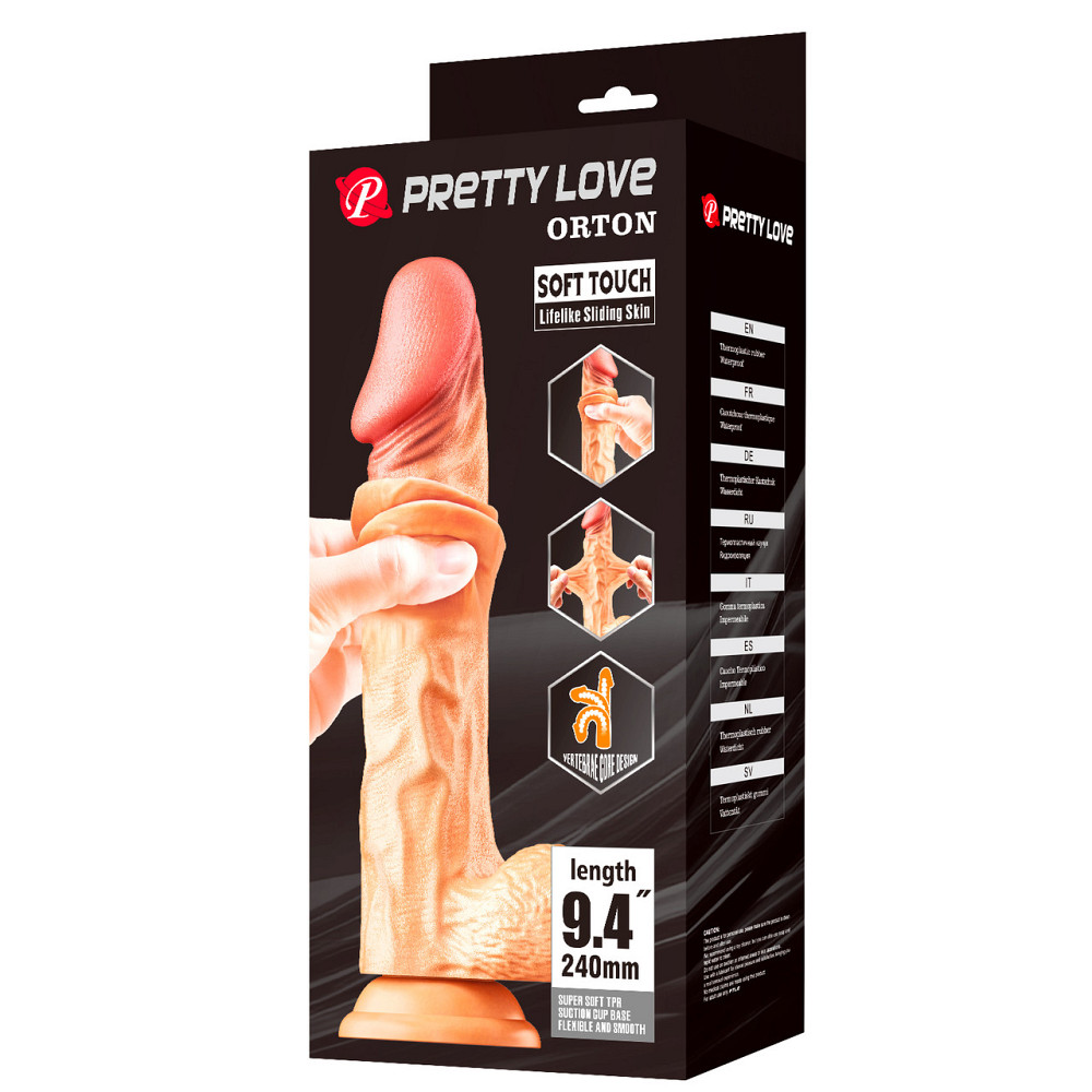 Фаллоимитатор - Pretty Love Sliding Skin 9.4