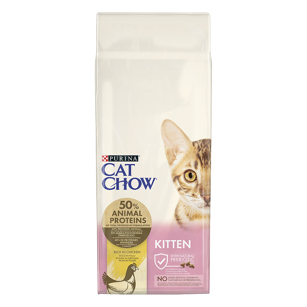 Сухой корм CAT CHOW Kitten для котят, с курицей, 15 кг Киев - изображение 2