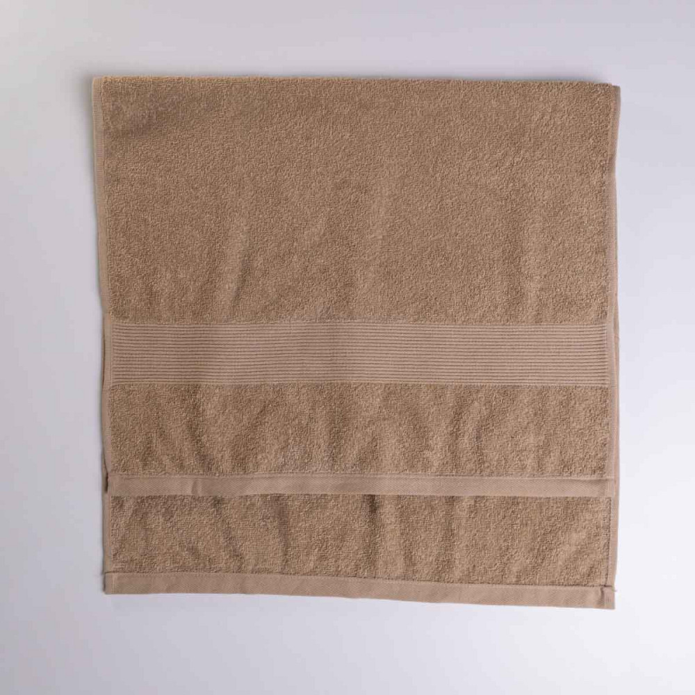 Набор банный махровый с Бордюром 3шт GM Textile 50х70см, 50х90см, 70х140см 400г/м2 (Капучино) Сумы - изображение 2
