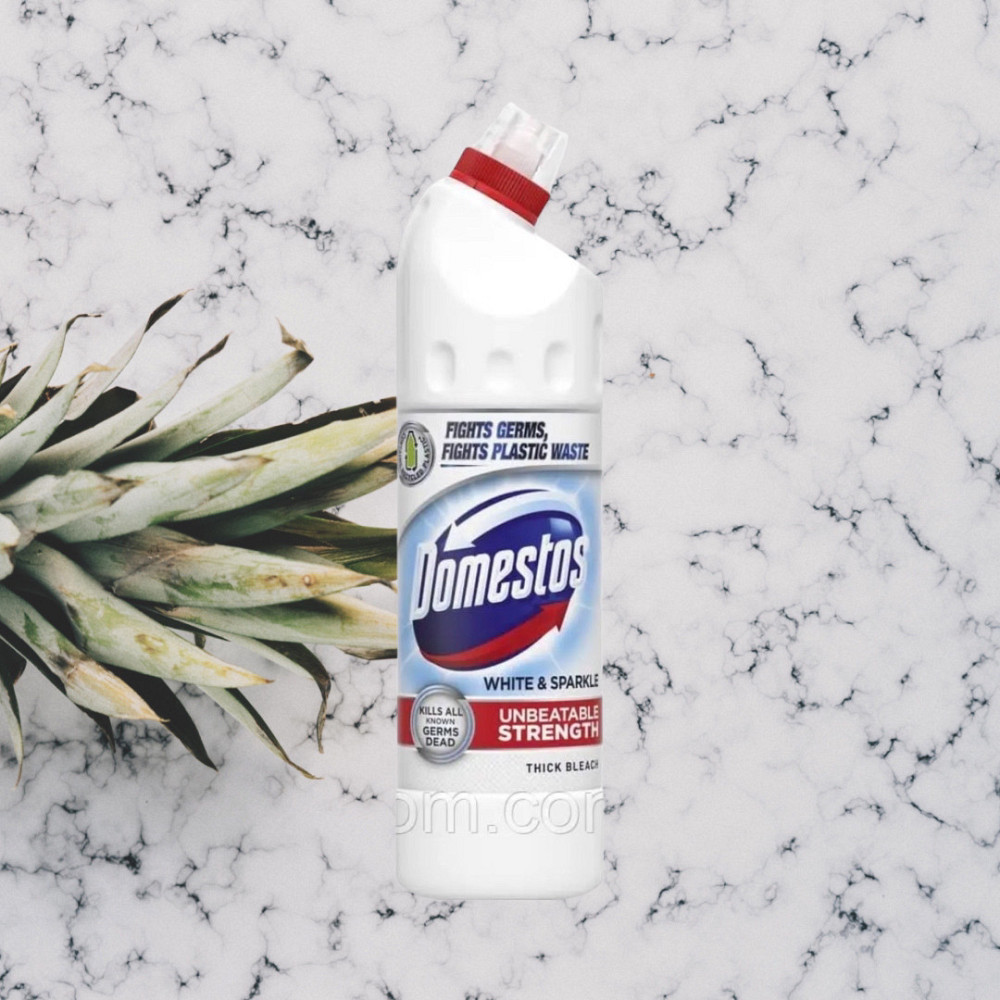 Domestos White & Sparkle Средство для чистки и дезинфекции унитаза Cияющий белый 750 мл Виноградов - изображение 2