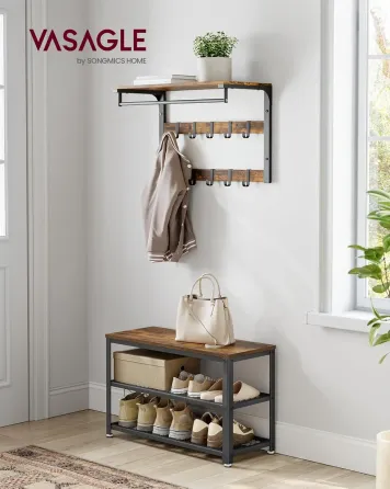 Универсальная тумба-полка для обуви и хранения вещей / Тумба в прихожую 100×30×45 см Коломия