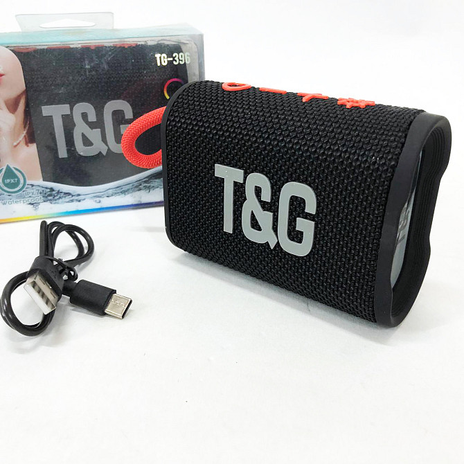 Громкая колонка для улицы TG396, Колонка для музыки Bluetooth с разноцветной подсветкой MJ-96 Львов - изображение 3