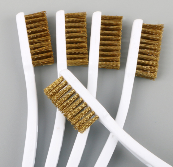 Набір щіток для металу 3 шт. (сталь, латунь, нейлон) Київ - фото 9