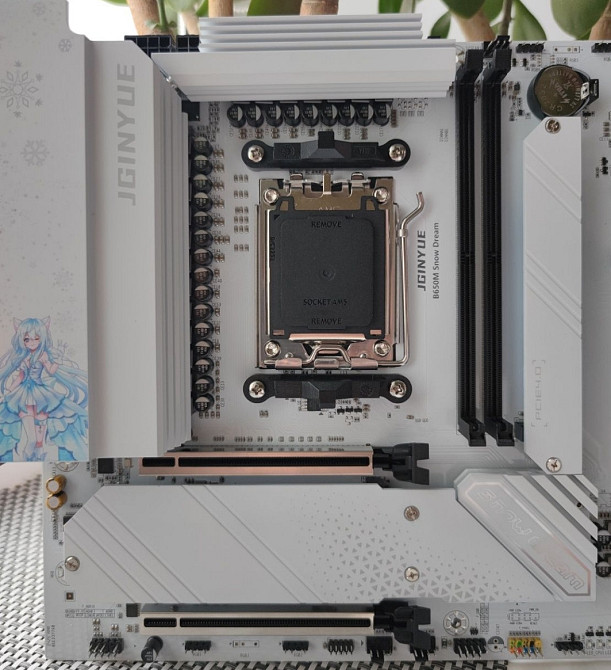 Материнська плата AMD B650M Snow Dream Київ - фото 5