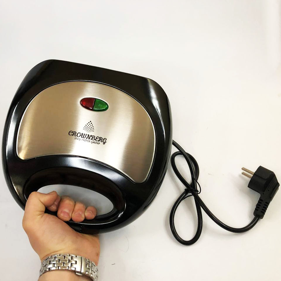 Электрогриль со съемными панелями Crownberg, Гриль двухсторонний контактный, Вафельница 3в1 TJ-49 Львов - изображение 20