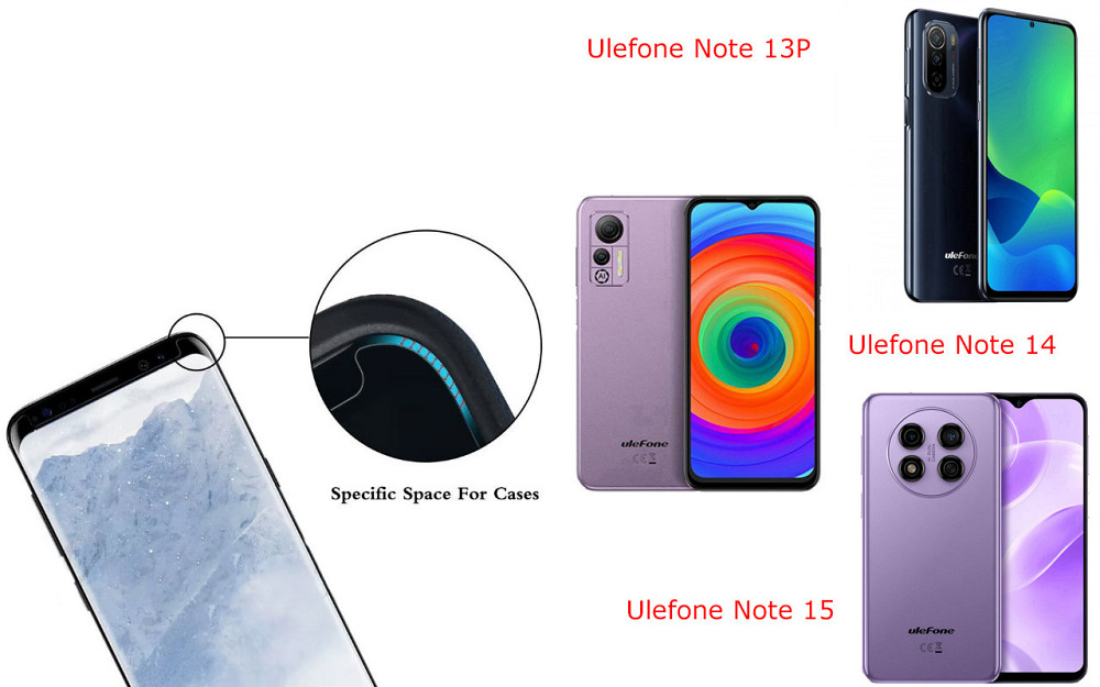 Захисне скло HyperGlass Pro для Ulefone Note 13P, Note 14, Note 15 – максимальна чутливість та захист Київ - фото 3