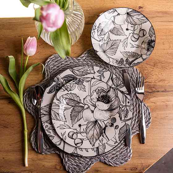 Столовий сервіз на 6 персон 18 предметів порцеляновий HP-HK-A4 Коломия