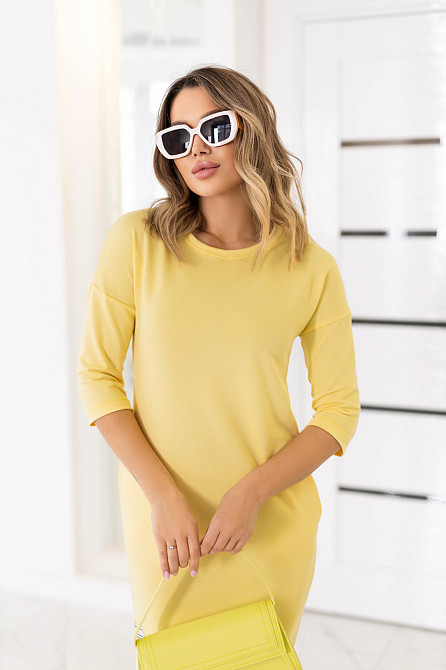 Женское платье оптом Lelitt 46-48, Желтый Киев - изображение 2