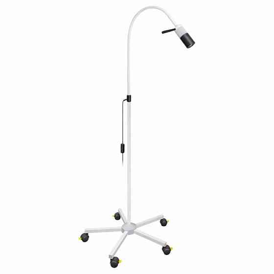 Оглядова LED лампа, фокус, з ручкою та підставкою, біла, Luxamed Дніпро