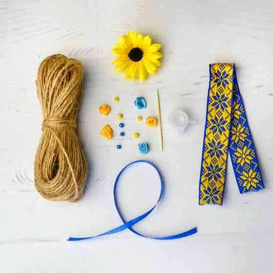 Набір для творчості Лялька-мотанка "Сонячна" Умняшка НС-007 розмір виробу 20-22 см Вінниця