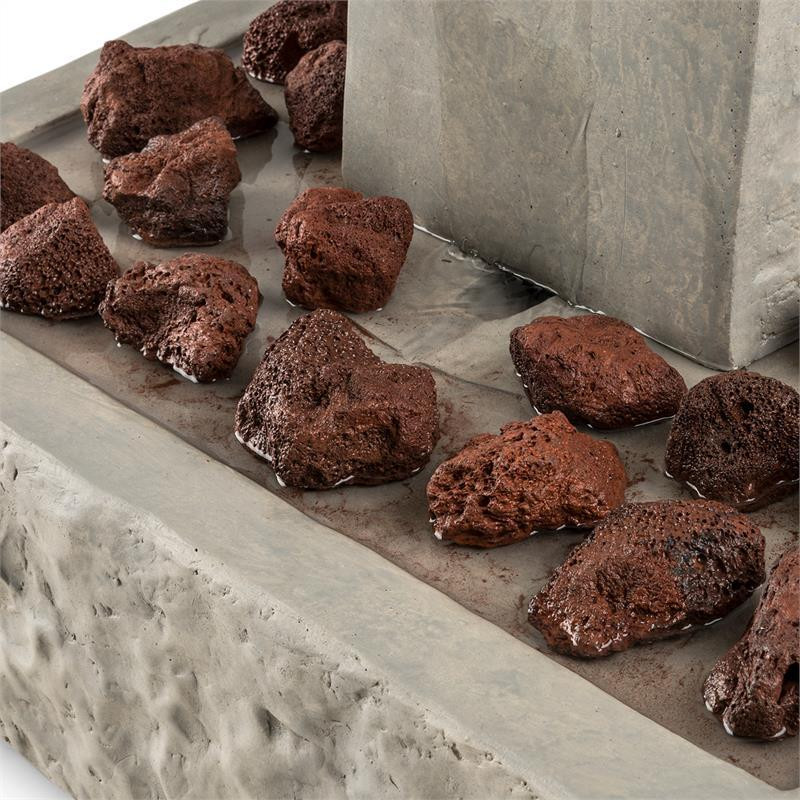 Фонтан Trafalgar Garden 1,5 м светодиодный стекловолоконный цемент, включая 4,5 кг декоративных камней из туфа Ровно - изображение 6