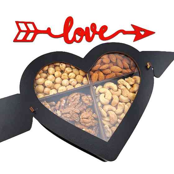 Подарочный набор орехов для мужчины, любимого парня на 14 февраля (День Влюбленных), Новый Год, День Рождения. Одесса