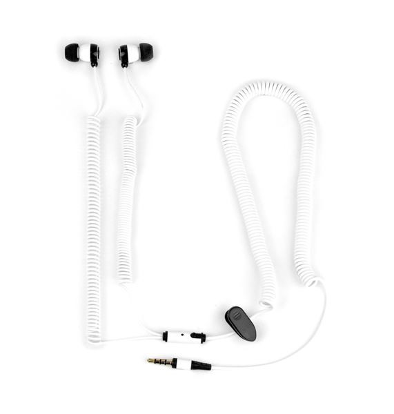 Навушники дротові "Bungee", білі Рівне - фото 1