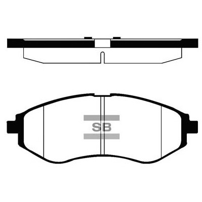 Гальмівні колодки HI-Q SP1158 Вінниця - фото 1