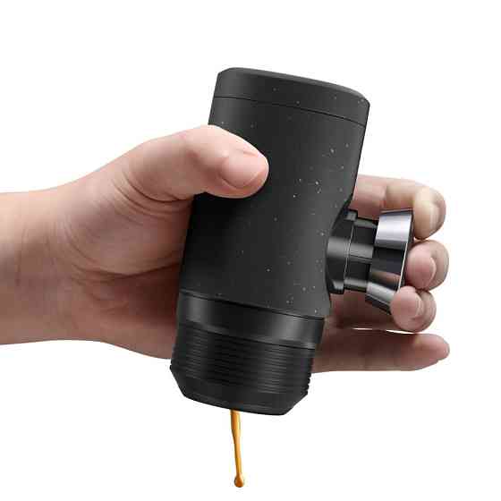 Кавоварка еспресо механічна Wacaco Minipresso NS2 для капсул Чорний Київ