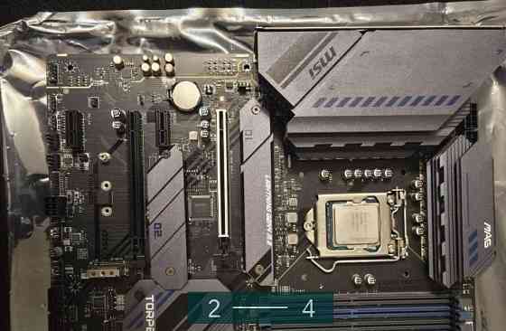 Материнская Плата 1200 сокет Msi Z590 MAG torpedo + core I7-11700K. Киев