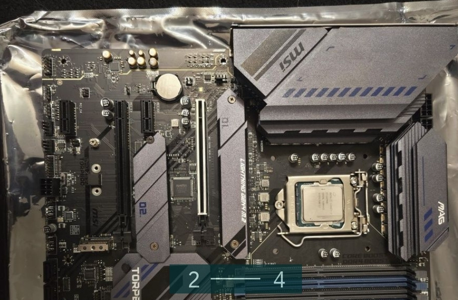 Материнська Плата 1200 сокет Msi Z590 MAG torpedo + core I7-11700K. Київ - фото 2