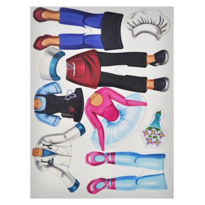 Дитяча магнітна гра "Обери свою професію" QB600-005, 26 магнітів 9 професій Вінниця - фото 2