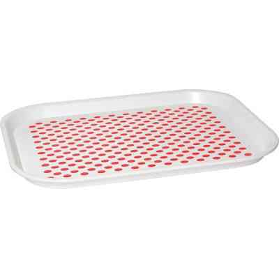 Поднос Irak Plastik з протиковзким покриттям біла (5595) Винница