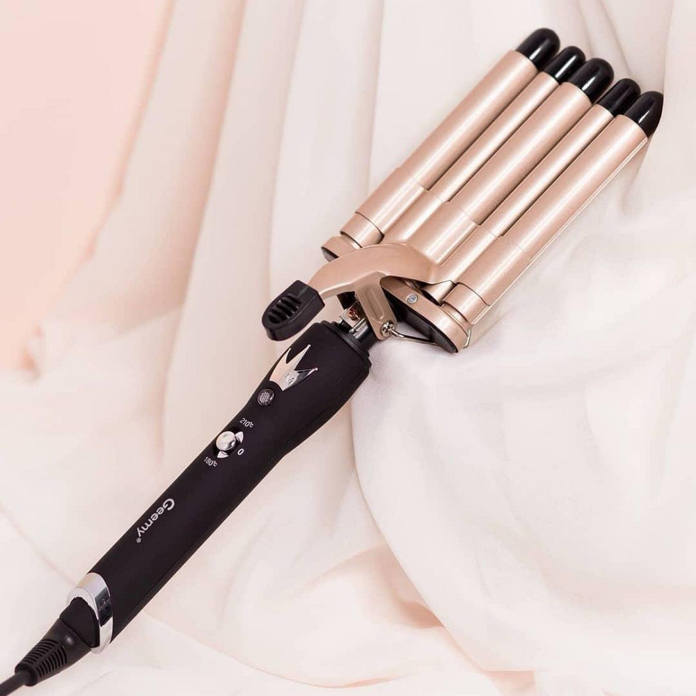 Плойка для волосся п'ять хвиль 2 режими, Geemy GM-2933 (45Вт) / Плойка хвиля для укладання волосся / Стайлер Київ - фото 2