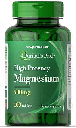 Магний Puritan's Pride Magnesium 500 mg 100 tablets Луцк